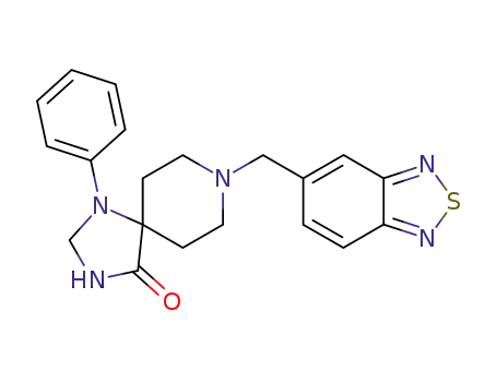 8-benzo[1,2,5]thiadiazol-5-ylmethyl-1-phenyl-1,3,8-triaza-spiro[4.5]decan-4-one