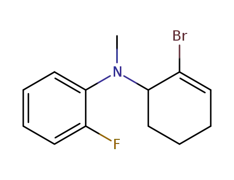N-(2-bromo-2-cyclohexenyl)-2-fluoro-N-methylaniline