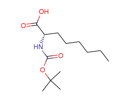 Octanoic acid, 2-[[(1,1-dimethylethoxy)carbonyl]amino]-, (S)-