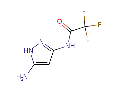 N-(5-amino-1H-pyrazol-3-yl)-2,2,2-trifluoro-acetamide