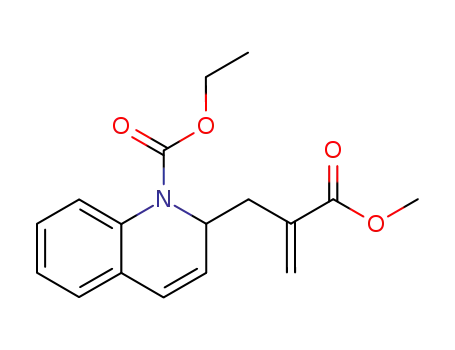 2-(2-methoxycarbonyl-allyl)-2H-quinoline-1-carboxylic acid ethyl ester