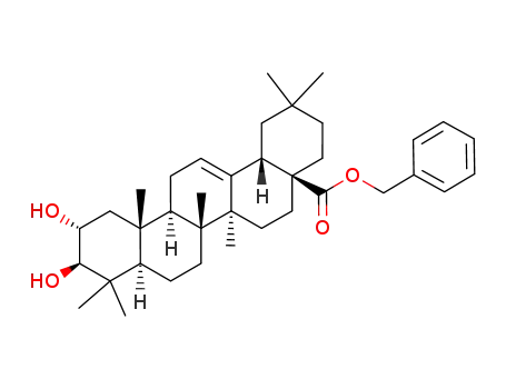 benzyl (2α,3β)-2,3-dihydroxy-olean-12-en-28-oate