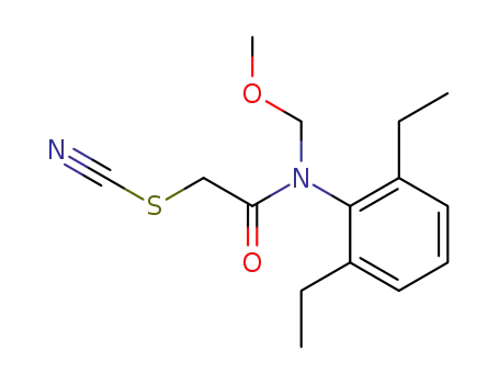 N-(2,6-diethyl-phenyl)-N-methoxymethyl-2-thiocyanato-acetamide