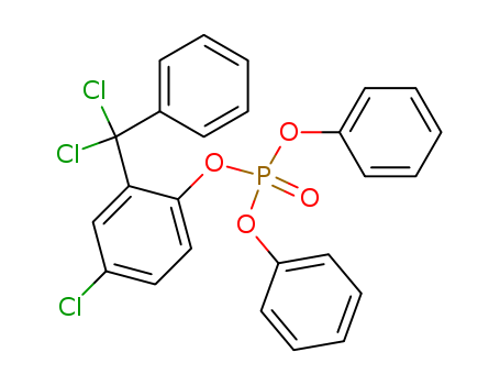4-chloro-2-(dichloro-phenyl-methyl)-1-diphenoxyphosphoryloxy-benzene cas  5721-63-1