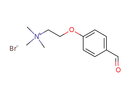2-(4-formylphenoxy)-N,N,N-trimethylethan-1-aminium bromide