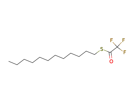 Molecular Structure of 848860-95-7 (Ethanethioic acid, trifluoro-, S-dodecyl ester)