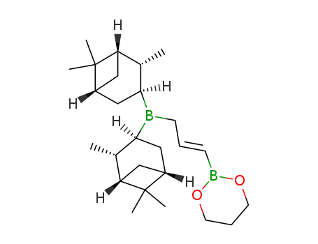 2-{(E)-3-[Bis-((1S,2R,3S,5S)-2,6,6-trimethyl-bicyclo[3.1.1]hept-3-yl)-boranyl]-propenyl}-[1,3,2]dioxaborinane