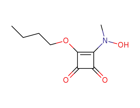 3-butoxy-4-(hydroxy-methyl-amino)-cyclobut-3-ene-1,2-dione