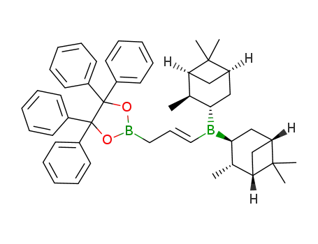 2-{(E)-3-[Bis-((1S,2R,3S,5S)-2,6,6-trimethyl-bicyclo[3.1.1]hept-3-yl)-boranyl]-allyl}-4,4,5,5-tetraphenyl-[1,3,2]dioxaborolane