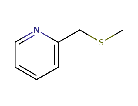 Molecular Structure of 3145-77-5 (2-[(methylsulfanyl)methyl]pyridine)