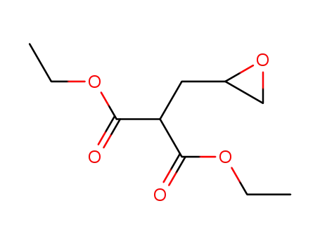 Molecular Structure of 13353-23-6 (Propanedioic acid, (oxiranylmethyl)-, diethyl ester)