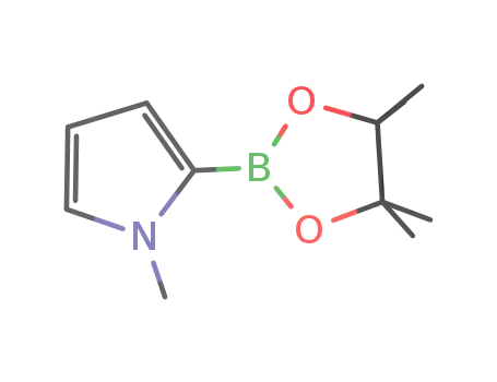 1-methyl-2-(4,4,5,5-tetramethyl-1,3,2-dioxaborolan-2-yl)pyrrole and 1-methyl-3-(4,4,5,5-tetramethyl-1,3,2-dioxaborolan-2-yl)pyrrole