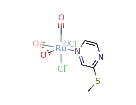 [Ru(CO)3Cl2(2-thiomethylpyrazine-κN4)]