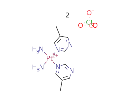 cis-diamminobis(5-methylpyrimidine)platinum(II) perchlorate