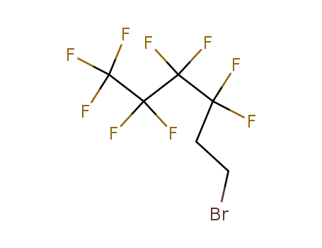 Molecular Structure of 38436-14-5 (1H,1H,2H,2H-PERFLUOROHEXYL BROMIDE)