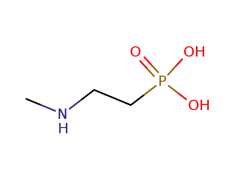 Molecular Structure of 14596-55-5 ([2-(methylamino)ethyl]phosphonic acid)