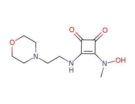 3-(hydroxy-methyl-amino)-4-(2-morpholin-4-yl-ethylamino)-cyclobut-3-ene-1,2-dione