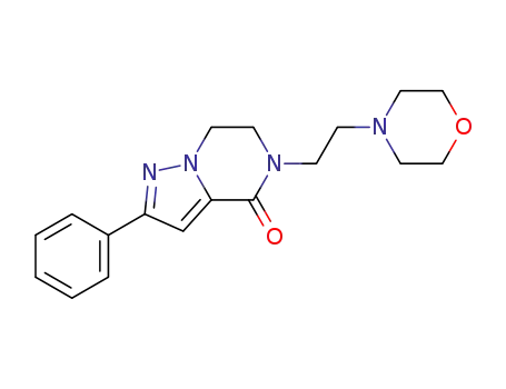 5-(2-morpholinoethyl)-2-phenyl-6,7-dihydropyrazolo[1,5-a]pyrazin-4(5H)-one