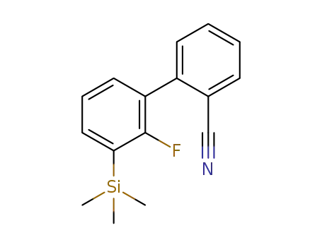2′-fluoro-3′-(trimethylsilanyl)biphenyl-2-carbonitrile