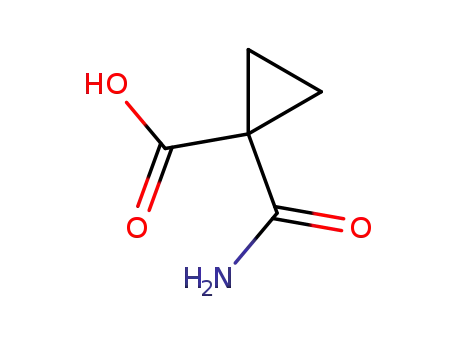 Molecular Structure of 6914-74-5 (1-CARBOXYCYCLOPROPANECARBOXAMIDE)