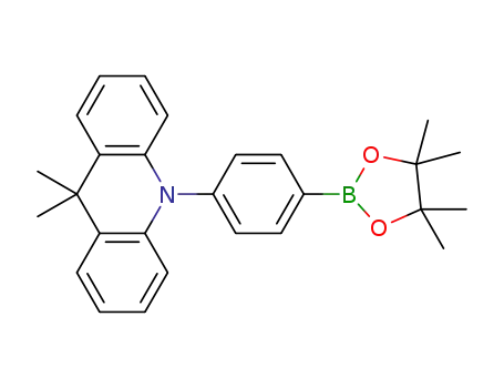 9,9-dimethyl-10-(4 (4,4,5,5-tetramethyl-1,3,2-dioxaborolan-2-yl)phenyl)-9,10-dihydroacridine