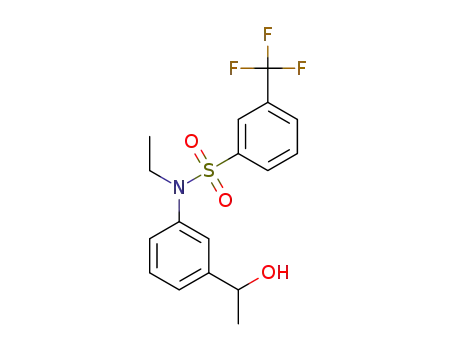 N-ethyl-N-(3-(1-hydroxyethyl)phenyl)-3-(trifluoromethyl)benzenesulfonamide