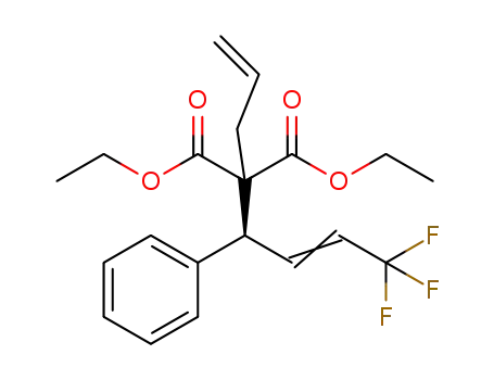 (S)-diethyl 2-allyl-2-(4,4,4-trifluoro-1-phenylbut-2-en-1-yl)malonate