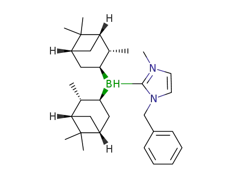 (1-benzyl-3-methylimidazol-2-yl)di((1S,2R,3S,5S)-isopinocampheyl)borane