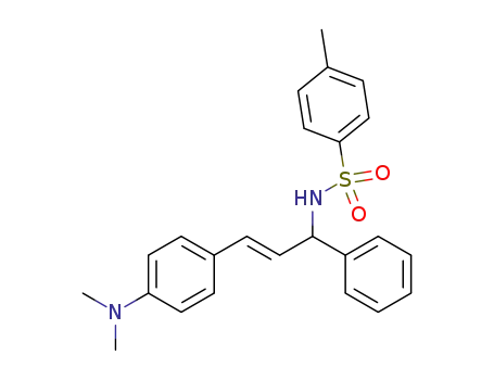 (E)-N-(3-(4-(dimethylamino)phenyl)-1-phenylallyl)-4-methylbenzenesulfonamide