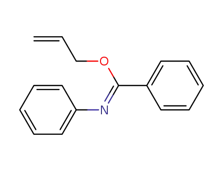 Molecular Structure of 85021-16-5 (Benzenecarboximidic acid, N-phenyl-, 2-propenyl ester)