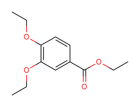 Molecular Structure of 75332-44-4 (3,4-DIETHOXYBENZOIC ACID ETHYL ESTER)