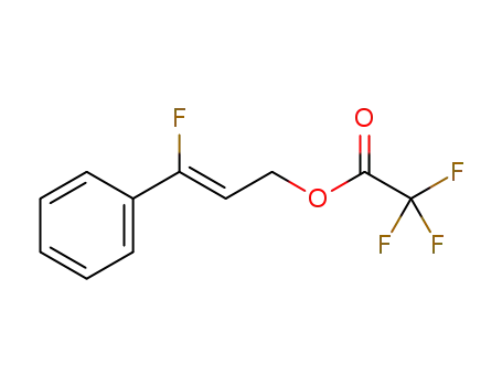 (Z)-3-fluoro-3-phenylallyl 2,2,2-trifluoroacetate
