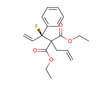 diethyl (S)-2-allyl-2-(1-fluoro-1-phenylallyl)malonate