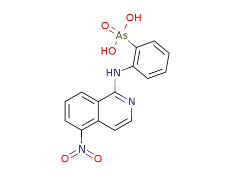 [2-(5-nitro-[1]isoquinolylamino)-phenyl]-arsonic acid