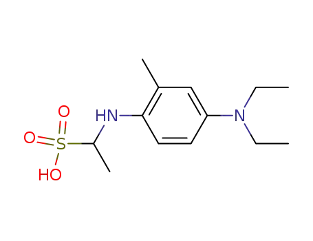 1-(4-diethylamino-2-methyl-anilino)-ethanesulfonic acid