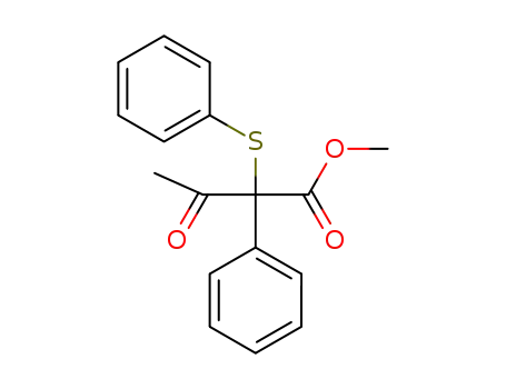 methyl 3-oxo-2-phenyl-2-(phenylthio)butanoate