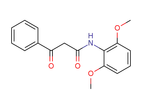 3-oxo-3-phenyl-propionic acid-(2,6-dimethoxy-anilide)