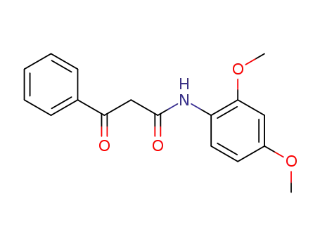 3-oxo-3-phenyl-propionic acid-(2,4-dimethoxy-anilide)