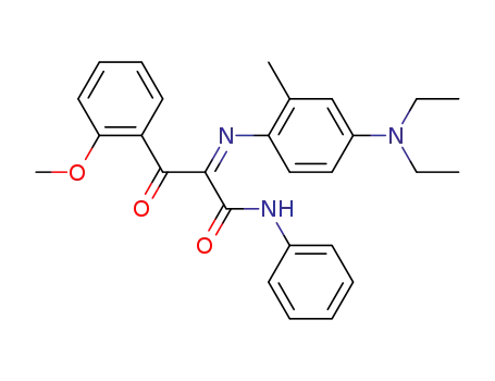 2-(4-diethylamino-2-methyl-phenylimino)-3-(2-methoxy-phenyl)-3-oxo-propionic acid anilide