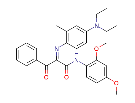 2-(4-diethylamino-2-methyl-phenylimino)-3-oxo-3-phenyl-propionic acid-(2,4-dimethoxy-anilide)
