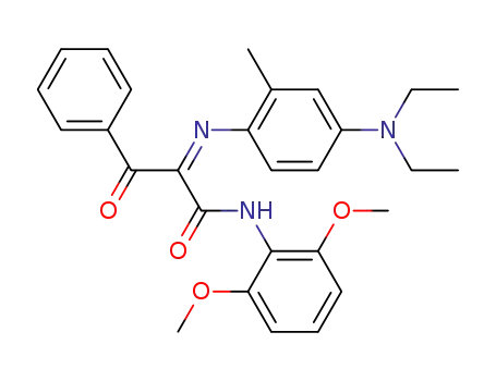 2-(4-diethylamino-2-methyl-phenylimino)-3-oxo-3-phenyl-propionic acid-(2,6-dimethoxy-anilide)