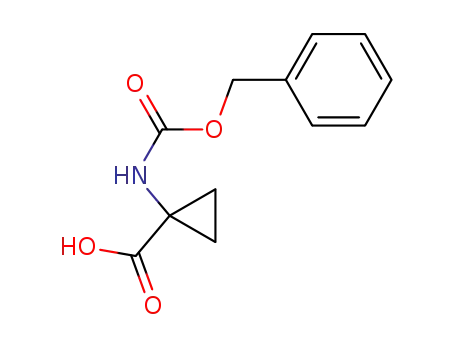 Molecular Structure of 84677-06-5 (1-(Cbz-amino)cyclopropanecarboxylic acid)