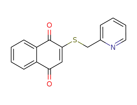 2-α-pyridylmethylmercapto-1,4-naphthoquinone