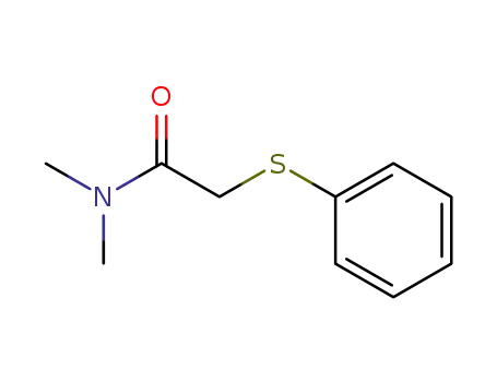 Molecular Structure of 78698-19-8 (Acetamide, N,N-dimethyl-2-(phenylthio)-)