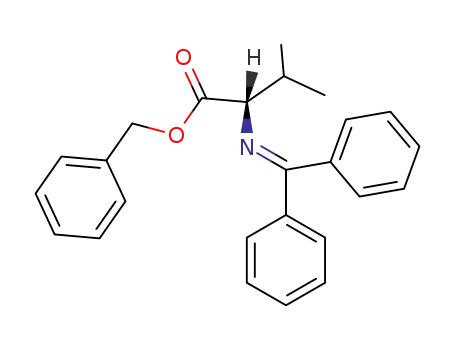 Molecular Structure of 138892-14-5 (L-Valine, N-(diphenylmethylene)-, phenylmethyl ester)