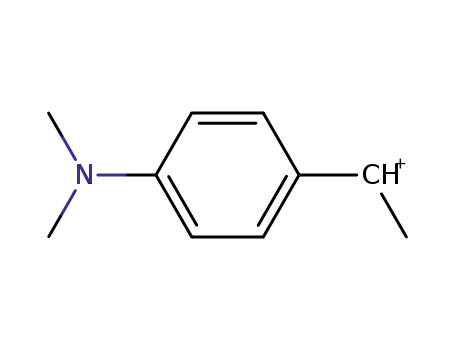 1-(4-(dimethylamino)phenyl)ethyl carbocation
