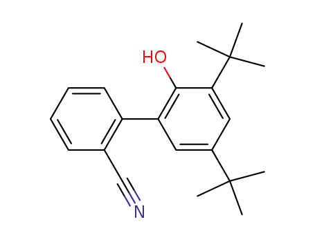 3',5'-Di-tert-butyl-2'-hydroxy-biphenyl-2-carbonitrile