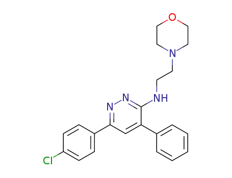 [6-(4-Chloro-phenyl)-4-phenyl-pyridazin-3-yl]-(2-morpholin-4-yl-ethyl)-amine