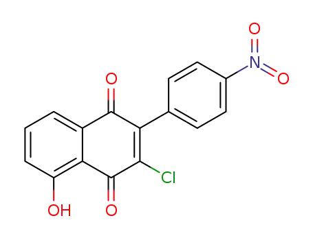 3-Chlor-5-hydroxy-2-(4-nitrophenyl)-1,4-naphthochinon