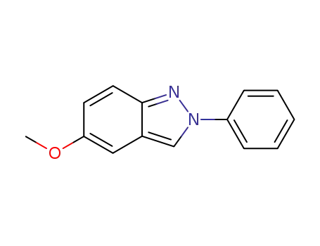 Molecular Structure of 120455-03-0 (5-METHOXY-2-PHENYL-2H-INDAZOLE)